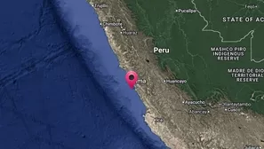 Temblor de magnitud 4.2 se sintió este 1 de enero en Chilca, región Lima. El IGP informó que no hubo daños ni riesgo de tsunami. Es el segundo sismo del día tras uno en Ica. Foto: Hidrografía Perú. Video: Canal N