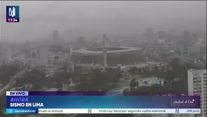 El movimiento telúrico ocurrió a las 11:30 de la mañana y tuvo una profundidad de 55 kilómetros, según informó el Instituto Geofísico del Perú./ Video: Canal N