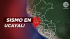 Sismo de 5.7 sacudió Ucayali la noche del jueves, según IGP