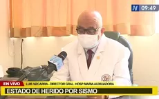 Sismo en Lima: Herido presenta múltiples fracturas y su estado es delicado  - Noticias de hospital-rebagliati
