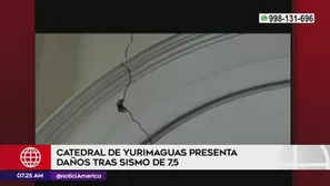 El epicentro se registró a 70 km de SE de Lagunas, Al Amazonas . | Video: América Noticias.