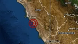 Temblor de magnitud 4.8 sacudió Cañete esta mañana sin causar daños. Foto: Andina / Video: Canal N