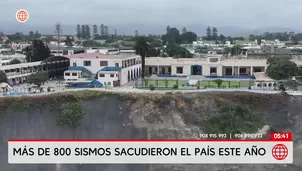 Sismos en el Perú: Más de 800 sismos se registraron durante este año. Foto y video: América Noticias