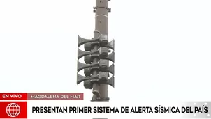 Sistema de alerta de sismos en Magdalena.