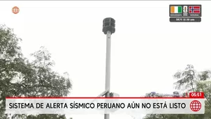 Sistema de alerta sísmica SASPE aún no está operativo. Foto y video: América Noticias