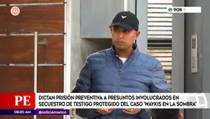 Más detalles sobre prisión preventiva contra involucrados en secuestro de Iván Siucho. Foto y video: Unidad de investigación