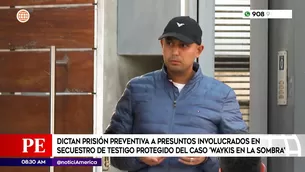 Más detalles sobre prisión preventiva contra involucrados en secuestro de Iván Siucho. Foto y video: Unidad de investigación