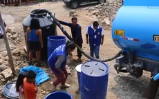 SJL:  Abastecen de agua a vecinos afectados por aniego  - Noticias de agua