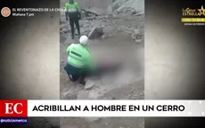 SJL: acribillan a hombre en cerro - Noticias de acribillan