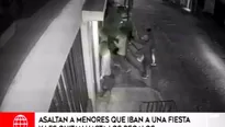 Los menores se encontraban a media cuadra de la fiesta en San Juan de Lurigancho. Foto y video: América Noticias