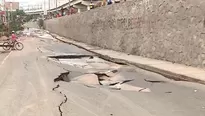 Estudios del suelo aseguran que la construcción de la Estación se realizó con las medidas de seguridad. Foto: Captura de TV