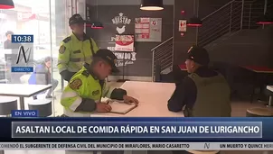 Ladrones se llevaron 15 mil soles de KFC. Foto: Canal N