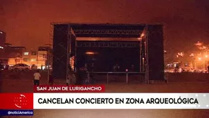 La zona quedó bajo custodia policial y la fiesta cancelada