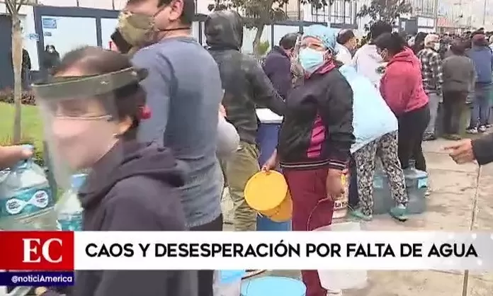 SJL: Caos y desesperación por falta de agua