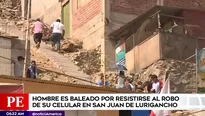 El hecho ocurrió en SJL. Foto: América TV