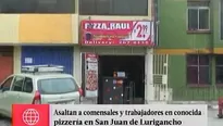 Se sospecha que ladrones serían los mismos que hace menos de un mes asaltaron la tienda.