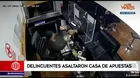 SJL: Delincuentes asaltaron conocida casa de apuestas 