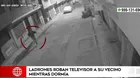 SJL: Delincuentes le roban el televisor a su vecino