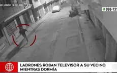 SJL: Delincuentes le roban el televisor a su vecino - Noticias de televisor
