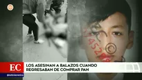 Los asesina a balazos cuando regresaban de comprar pan. Foto y video: América Noticias 