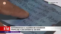 Extorsión en San Juan de Lurigancho. América Noticias