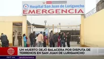 Un muerto y dos heridos tras enfrentamiento en San Juan de Lurigancho. Foto: América Noticias