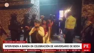 SJL: Intervienen fiesta de aniversario de boda