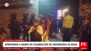 Intervienen fiesta por aniversario de boda en San Juan de Lurigancho. Foto y video: América Noticias