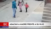 Menor de edad presenció violento asalto.