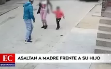 SJL: Ladrón asalta a madre de familia frente a su hijo - Noticias de martha-chavez