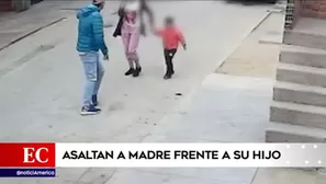 Menor de edad presenció violento asalto.