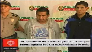 Detienen a banda de robacasas en SJL. Am&eacute;rica Noticias.