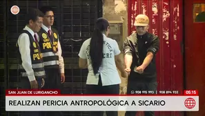 Realizan pericia antropológica a presunto sicario de empresario en San Juan de Lurigancho. Foto y video: América Noticias