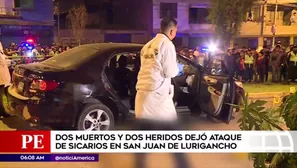 Los sujetos atacaron a balazos a los cinco ocupantes de la unidad. América Noticias