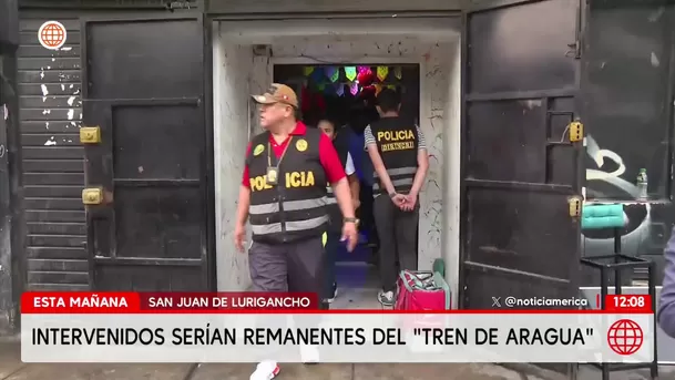 Policía interviene búnker con remanentes del Tren de Aragua/ América Noticias