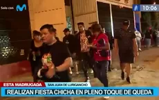 SJL: realizan fiesta chicha en pleno toque de queda - Noticias de juan-silva-villegas