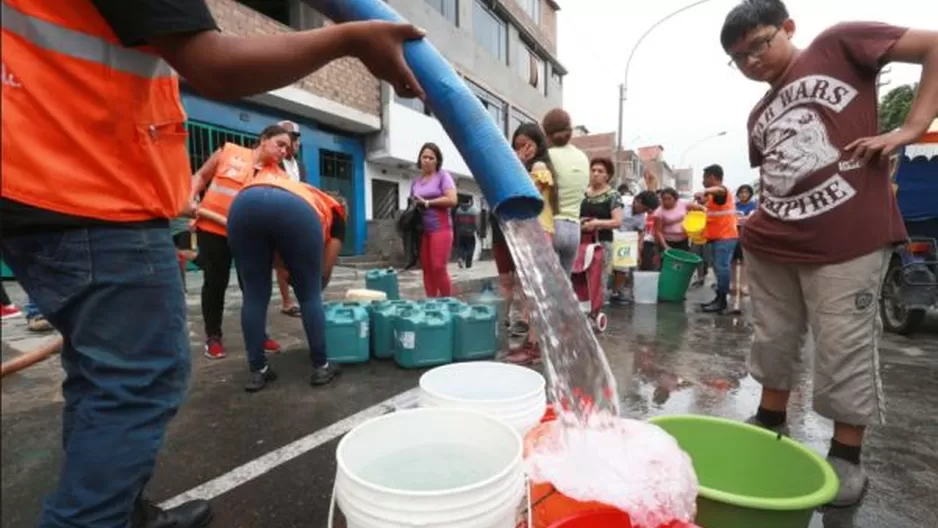 Sedapal incumplió con el cronograma de abastecimiento de agua. Foto: Andina