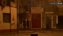 La granada fue detonada hoy en horas de la mañana. Foto: captura de video