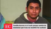 El afectado sostiene que pagó mil soles por el traslado de sus cosas. Video: ANCENTRAL