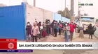 SJL: Vecinos siguen sin poder acceder al servicio de agua potable tras aniego