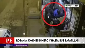 Robo fue captado por la cámara de vigilancia de la bodega.