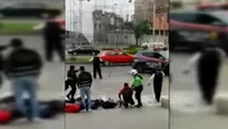 La balacera se desató cerca al Mall del Sur. Foto y video: América Noticias