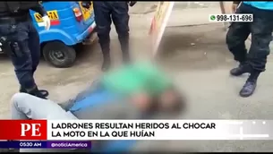 Uno de los ladrones es un menor de edad.