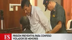 Dictan prisión preventiva para violador confeso.