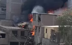 SJM: Enorme incendio dejó en escombros cuatro viviendas - Noticias de san-luis