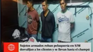 Ladrones robaron peluquería en SJM