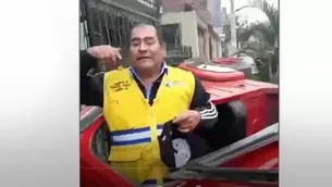 Un video muestra cómo terminó el agente de Fiscalización, que fue trasladado al Hospital María Auxiliadora / Video: Canal N