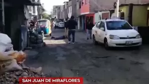 En el enfrentamiento, el cabecilla de la banda fue herido de bala.  Foto y video: América Noticias