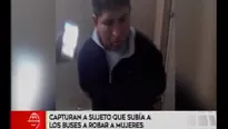 Delincuente fue capturado en San Juan de Miraflores. 