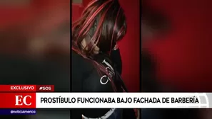 En el recinto se encontró a seis hombres. Foto: captura de TV